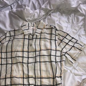 button up tee